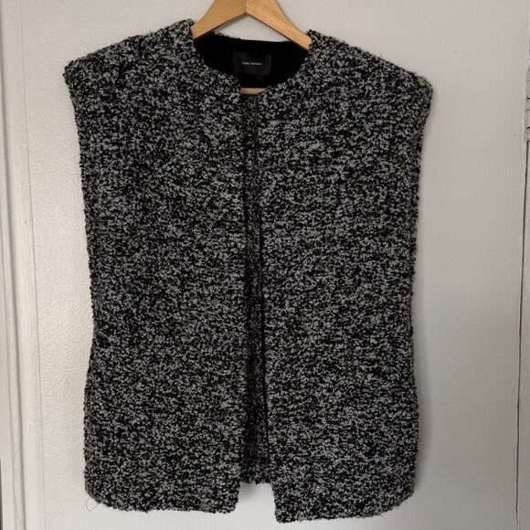 Isabel Marant  Gwendalia Oversized Woolblend Bouclé Vest - Size 34F / XS / US 2 - Picture 7 of 10